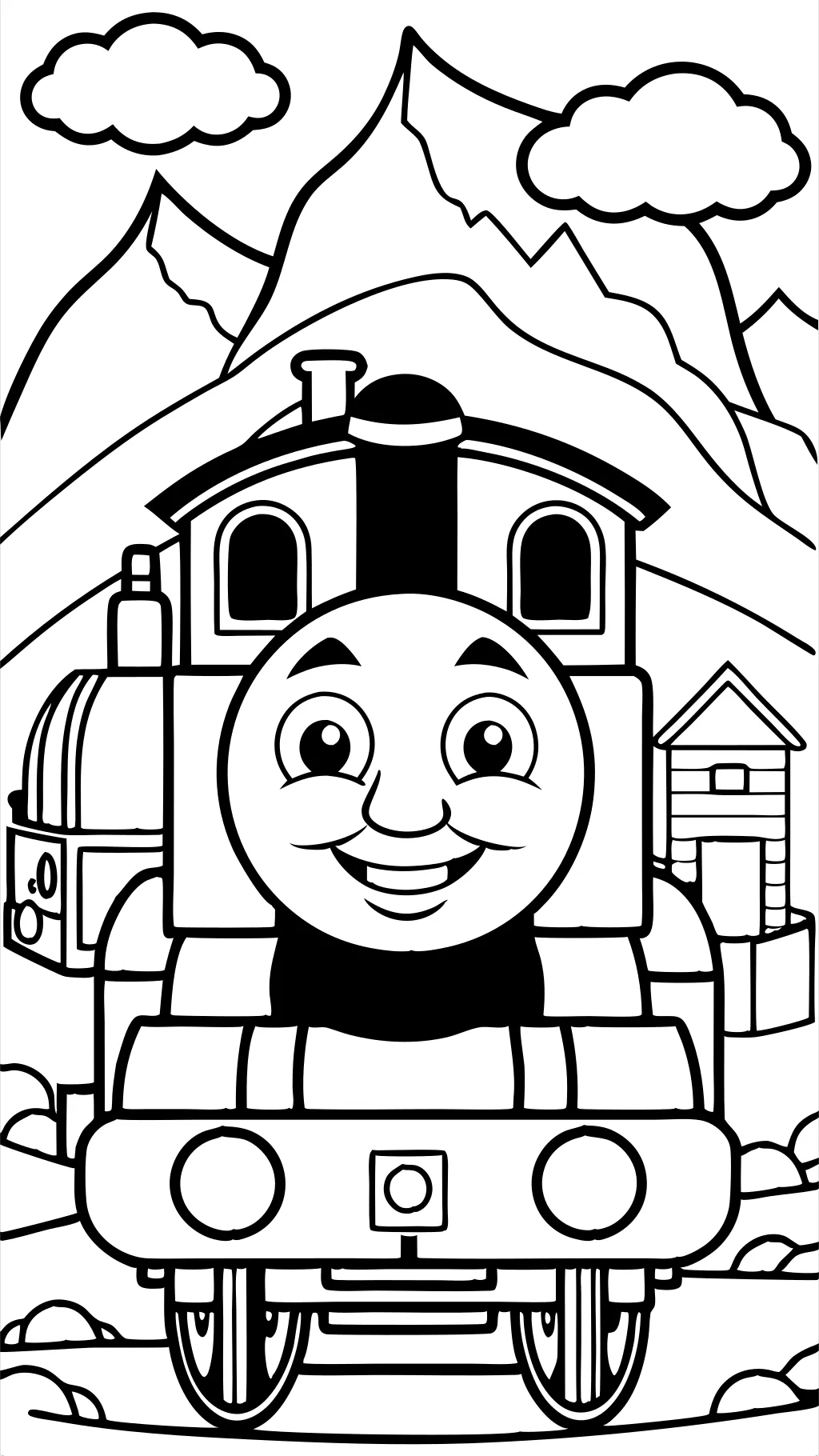 Páginas para colorear imprimibles de Thomas and Friends